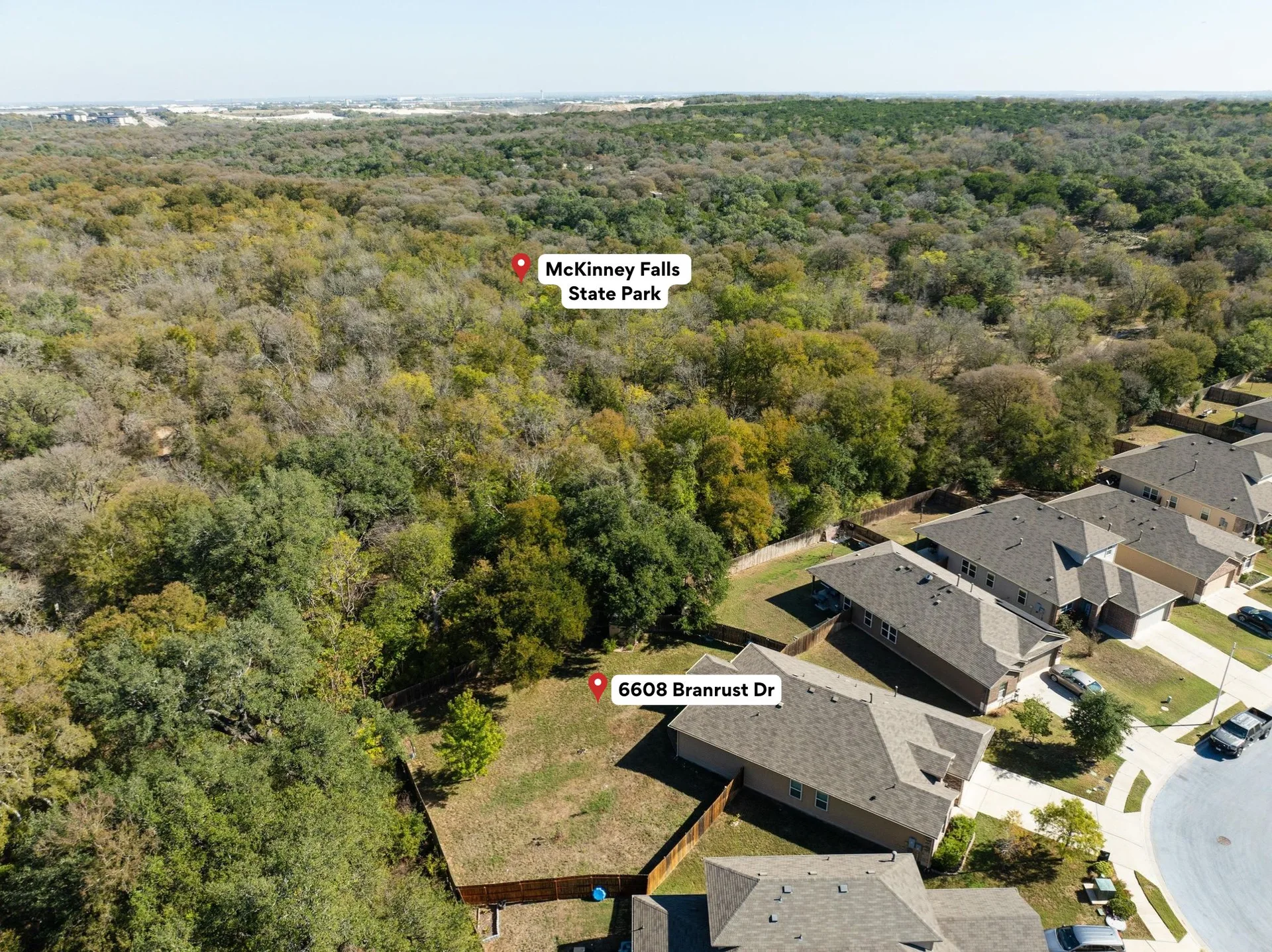 Rare 0.302-Acre Cul-de-Sac Gem Backing to McKinney Falls State Park | Largest 1-Story Plan photo 34
