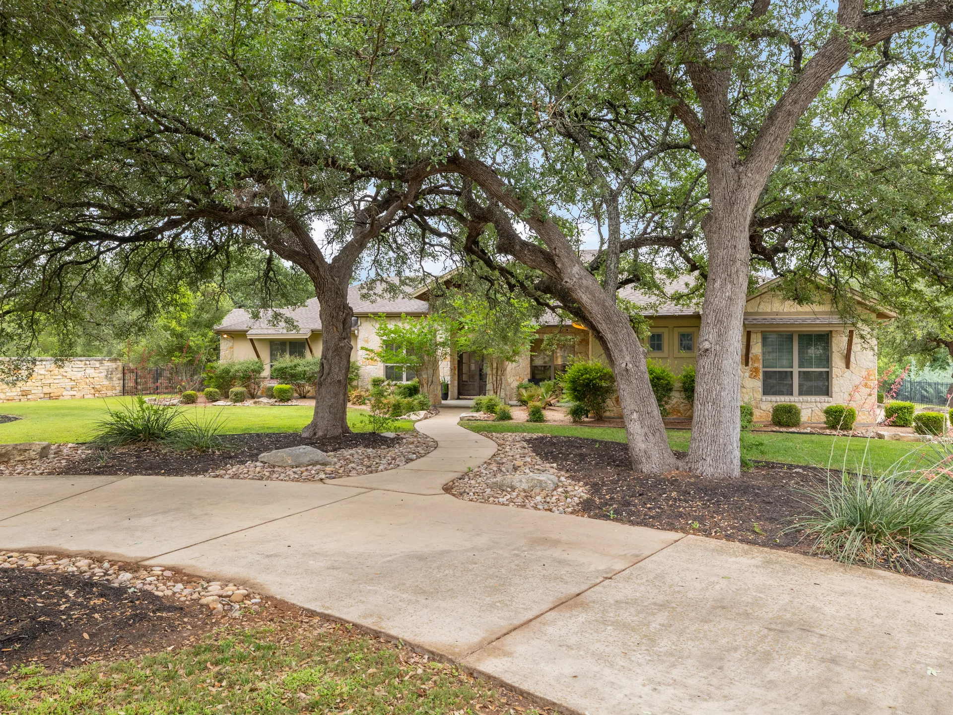 Private 1-Acre Retreat in Beltorre | Single-Story Gem w/ Dual Islands + Outdoor Fireplace photo 2